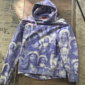 Supreme Jesus and Mary hoodie, Size Large